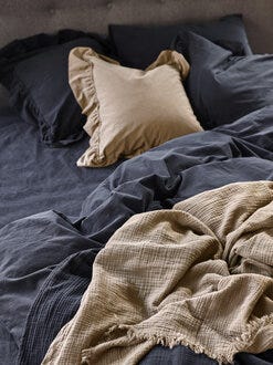 Sindig RAW Pledd 160x220 cm i Beige/natur