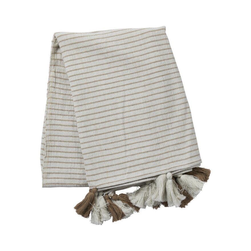 Sindig RAW Pledd 130x170 cm i Beige/natur