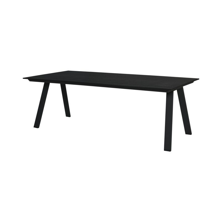 ANZIO Spisebord 100x220 cm i Svart