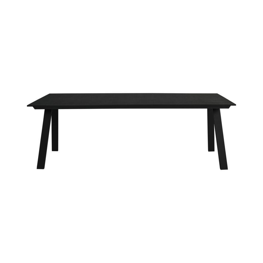 ANZIO Spisebord 100x220 cm i Svart