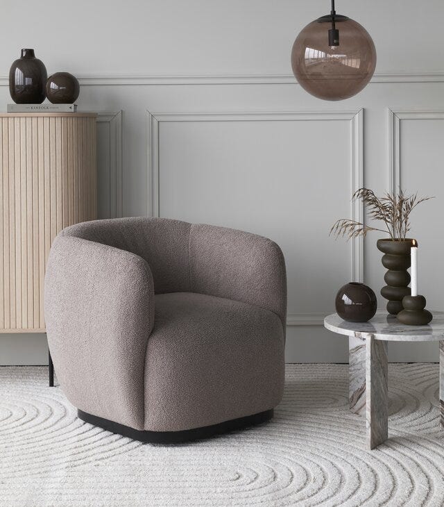 CLOUD Loungestol i Brun
