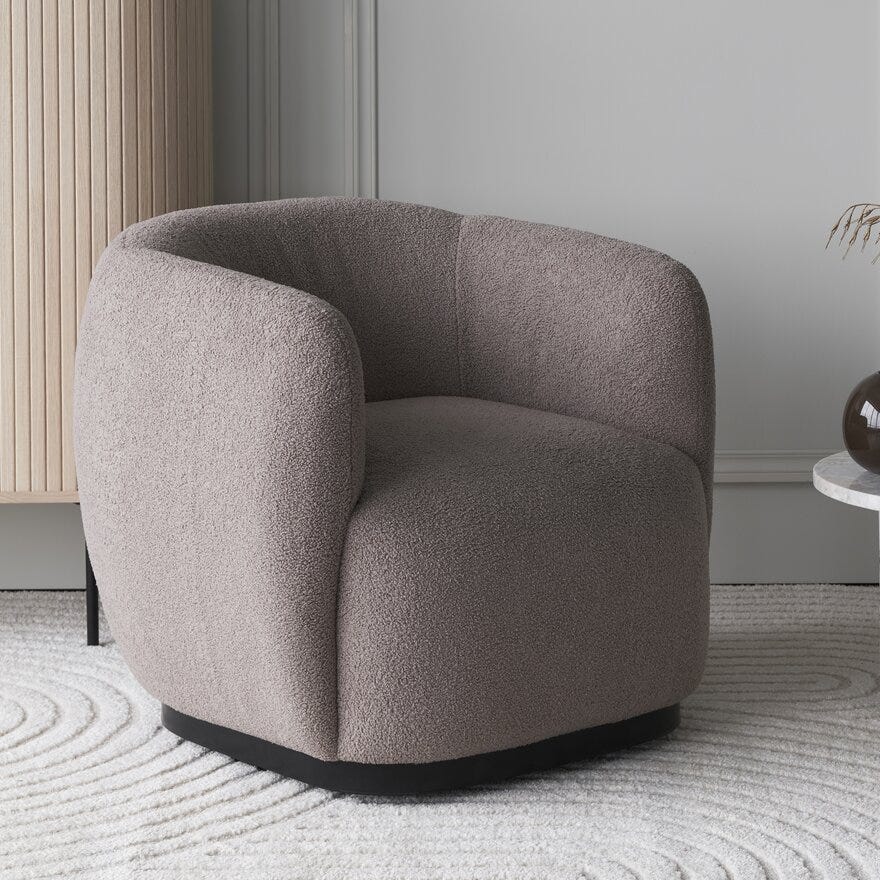 RØYS Lysestake H13 cm i Brun