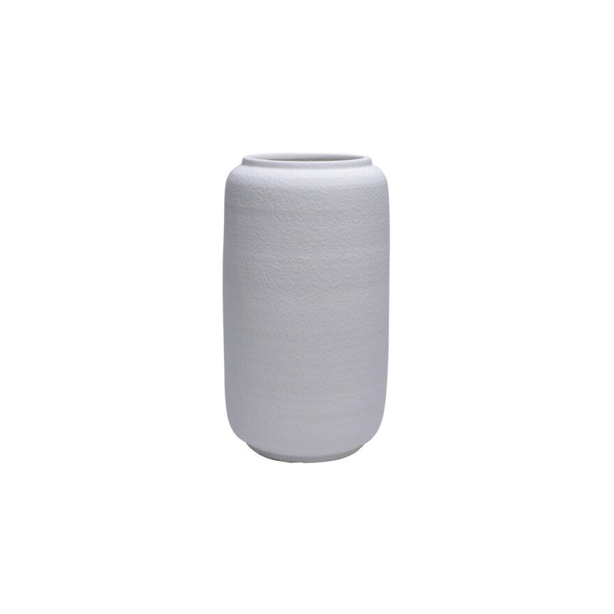 ELNORA Vase Ø25 cm i Hvit