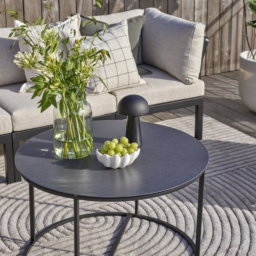 Sindig TO GO Bordlampe oppladbar H22 cm i Svart