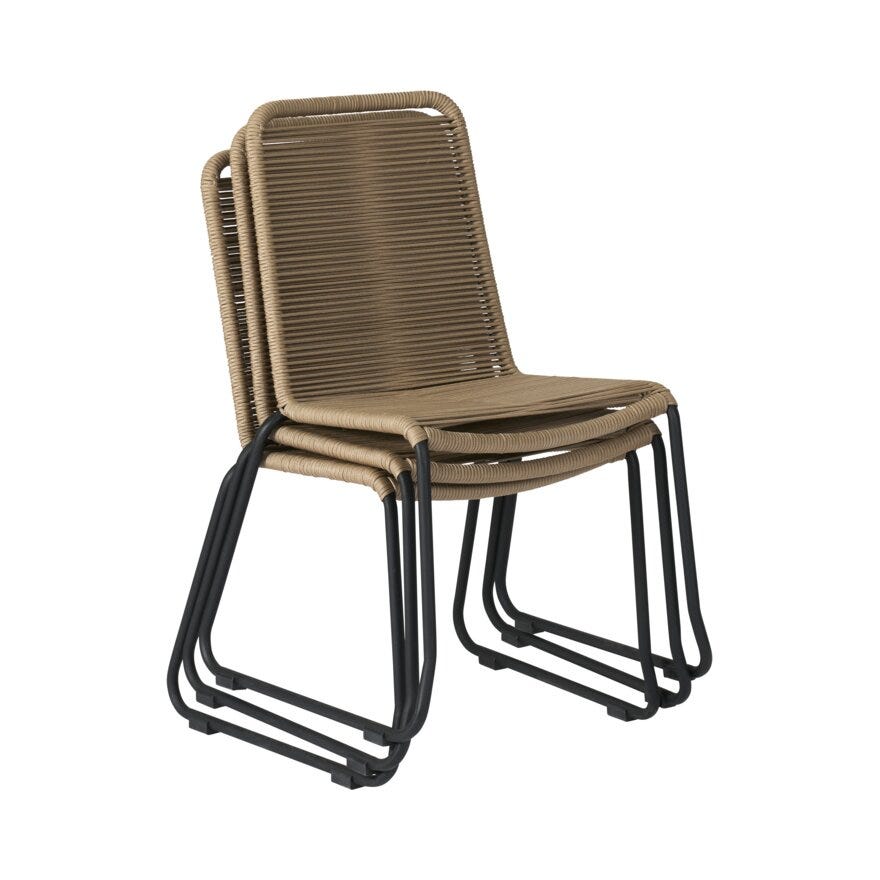 MATERA Spisestol i Beige/natur