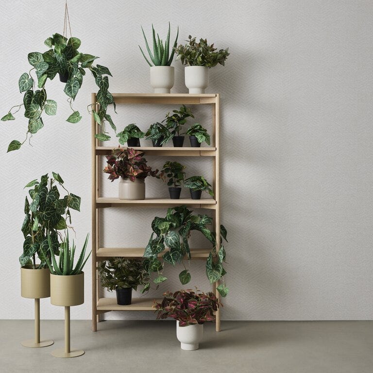 POVERA Pidestall H48 cm i Beige/natur