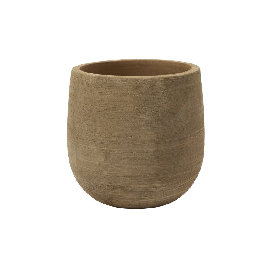 Sindig SANDE Utepotte Ø41 cm i Brun