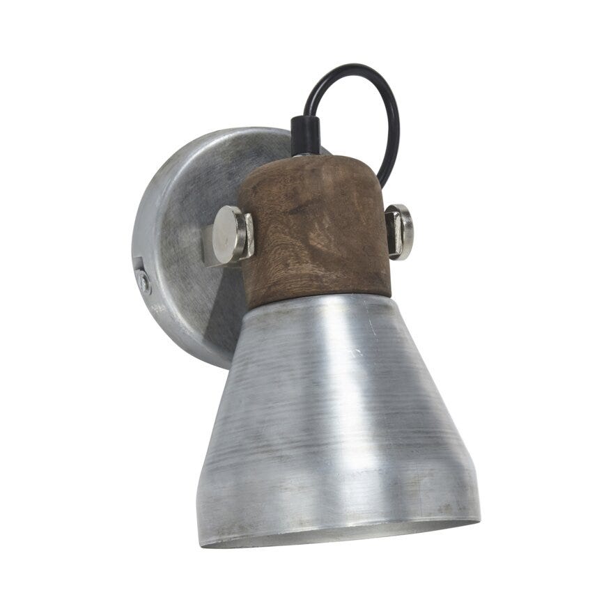 Pr Home ASHBY Vegglampe H20 cm i Grå