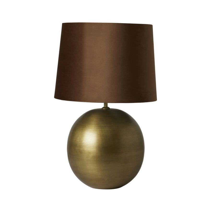 Pr Home SOFIA Lampeskjerm Ø40 cm i Brun