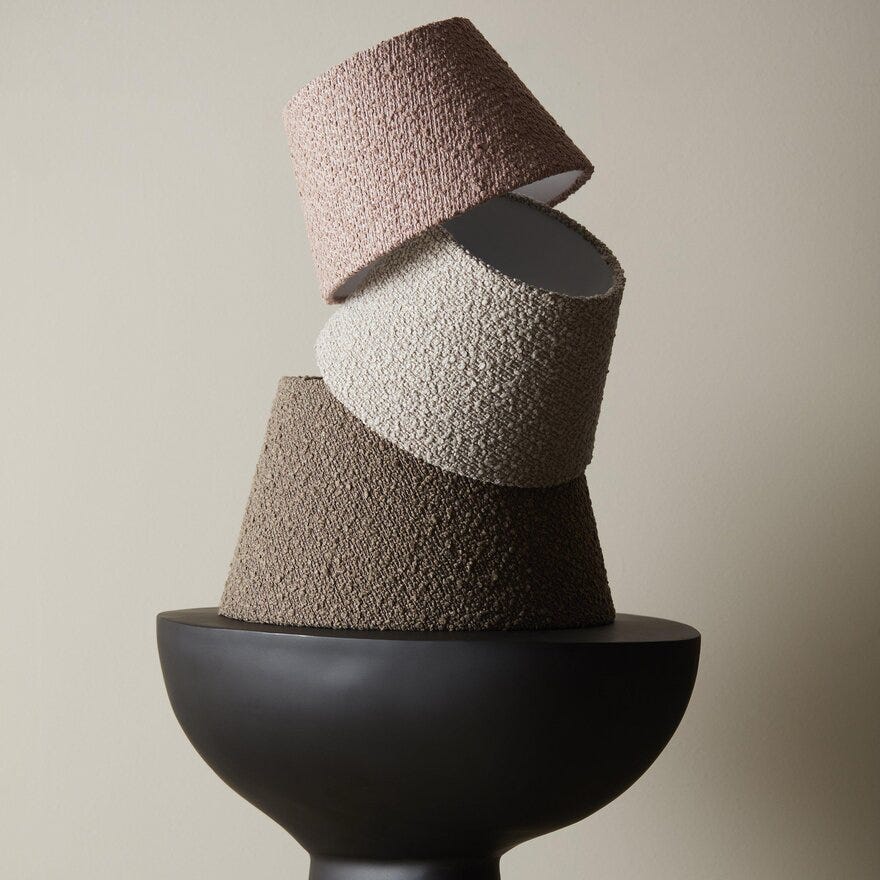Pr Home HANNA Lampeskjerm Ø22 cm i Beige/natur