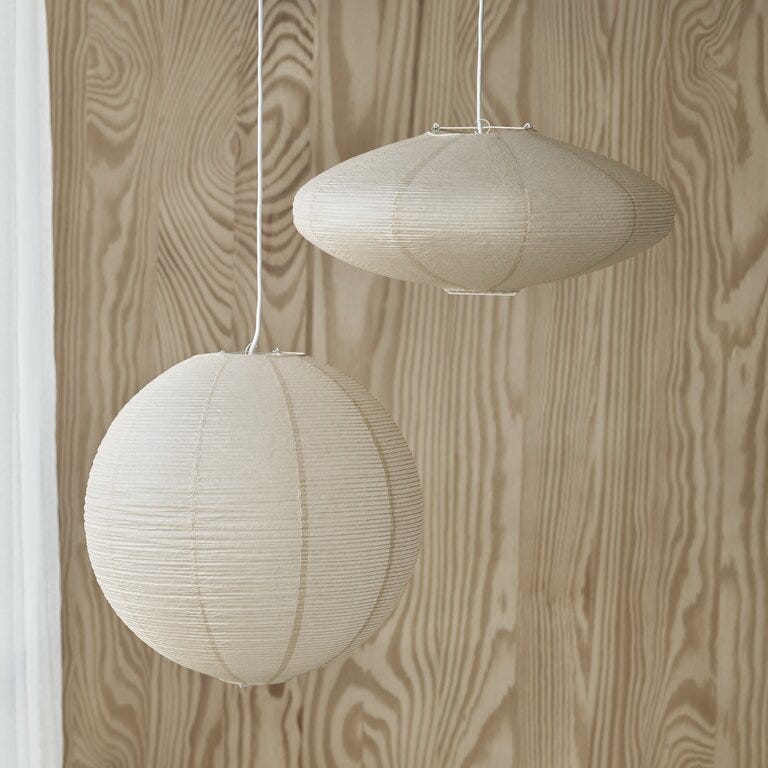 Pr Home HARU Takskjerm Ø50 cm i Beige/natur