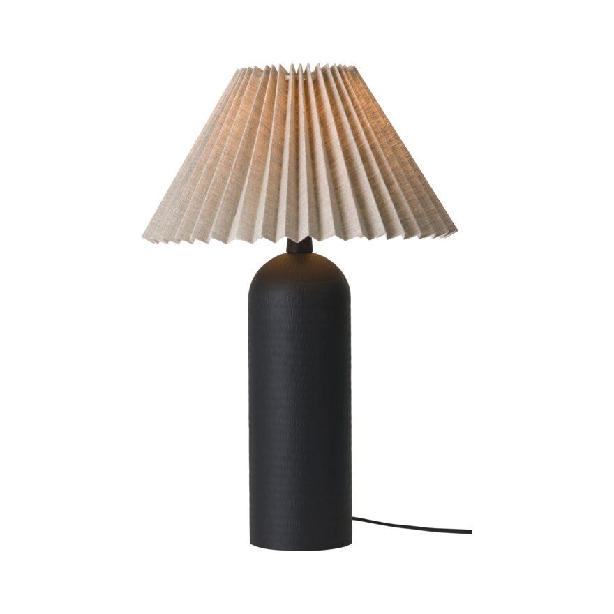 Pr Home INES Lampeskjerm Ø30 cm i Beige/natur