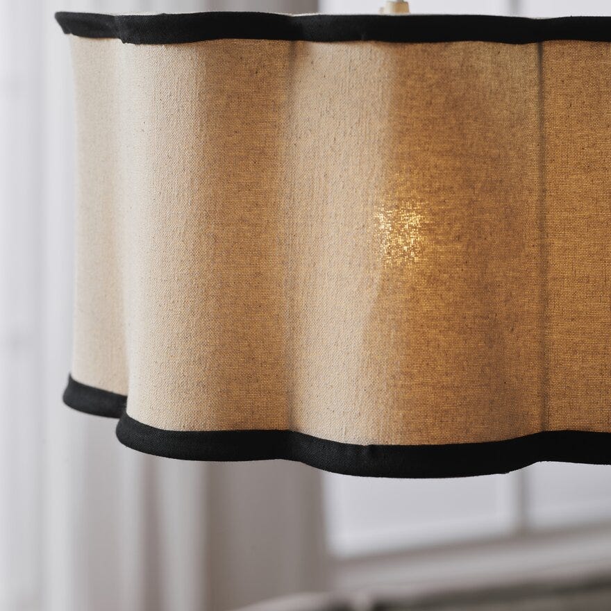 Pr Home JUDY Lampeskjerm Ø35 cm i Beige/natur