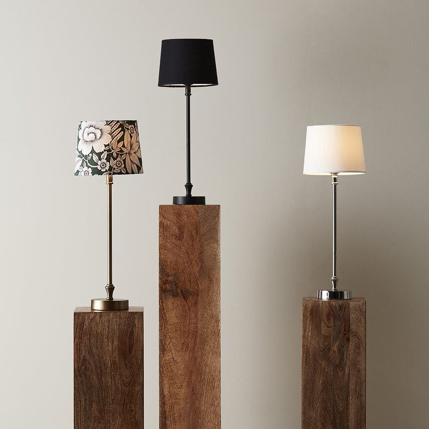 Pr Home LIAM Lampefot H46 cm i Gull