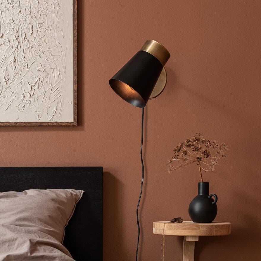 Pr Home LUNA Vegglampe Ø30 cm i Svart