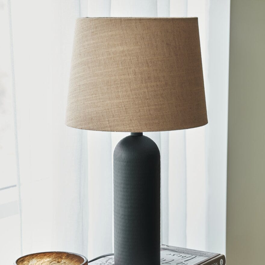 Pr Home SOFIA Lampeskjerm Ø30 cm i Beige/natur