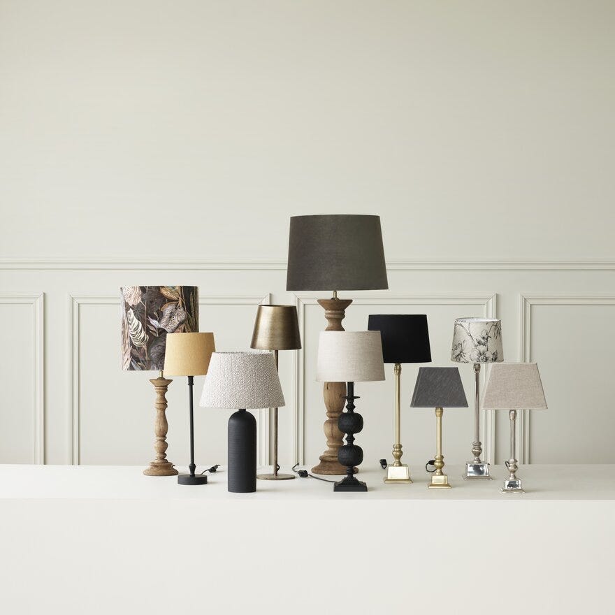 Pr Home SOFIA Lampeskjerm Ø20 cm i Gul