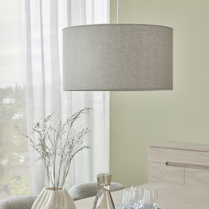 Pr Home SARA Taklampe Ø55 cm i Beige/natur
