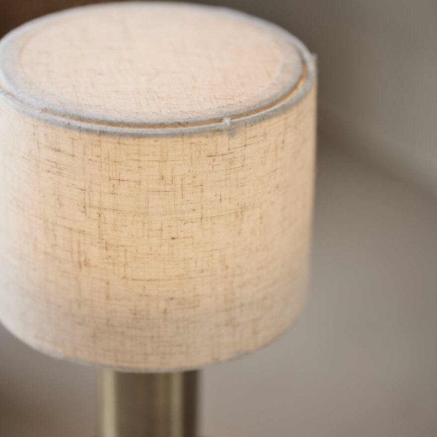Pr Home TIARA Bordlampe oppladbar H24 cm i Gull