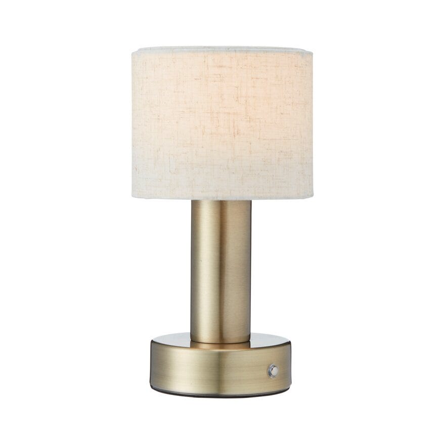 Pr Home TIARA Bordlampe oppladbar H24 cm i Gull