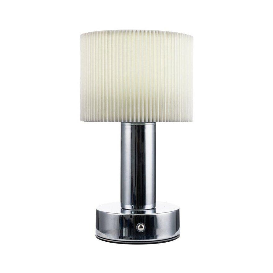 Pr Home TIARA Bordlampe oppladbar H24 cm i Sølv