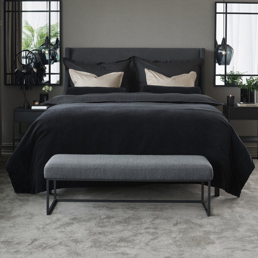 Signature Collection Sleeping BRAMSKJÆRA Sengebenk 147x48 cm i Grå designet av Halvor Bakke