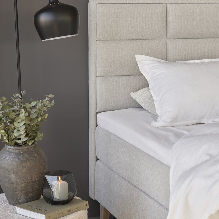 Signature Collection Sleeping HERØY Sengegavl 187x137 cm i Beige/natur
