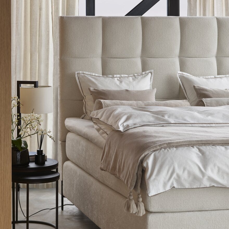 Signature Collection Sleeping LINDØY Sengegavl 182x169 cm i Beige/natur