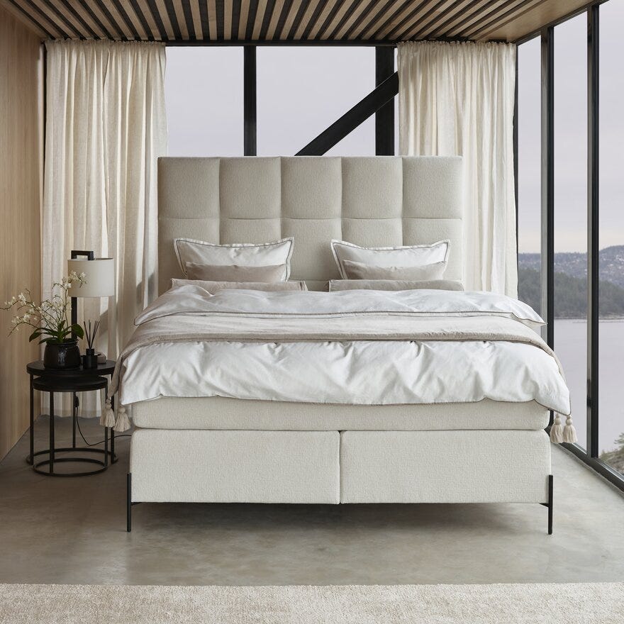 Signature Collection Sleeping LINDØY Sengegavl 182x169 cm i Beige/natur