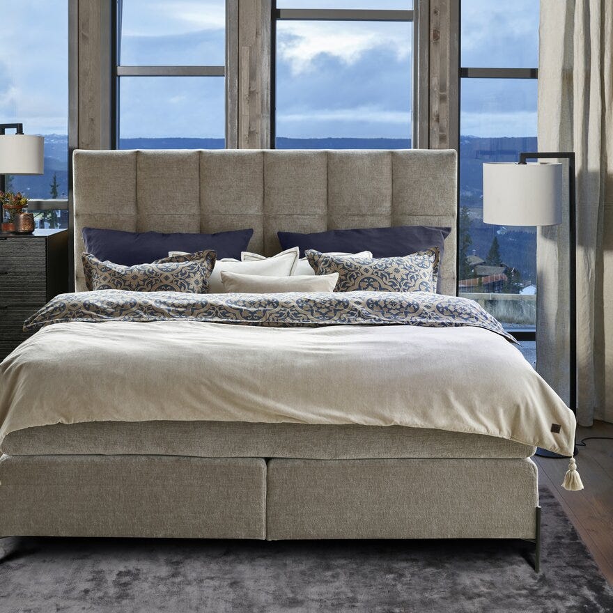 Signature Collection Sleeping LINDØY Sengegavl 182x169 cm i Beige/natur