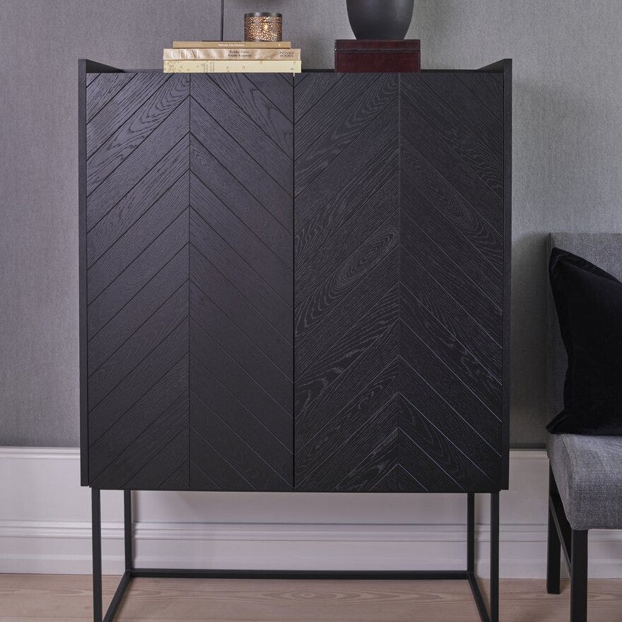 Signature Collection By Halvor Bakke SIGNATURE 3300 Skap B:100 cm i Svart
