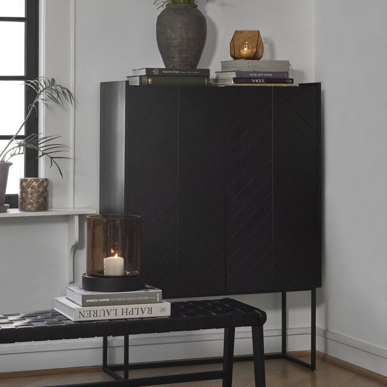 Signature Collection By Halvor Bakke SIGNATURE 3300 Skap B:100 cm i Svart