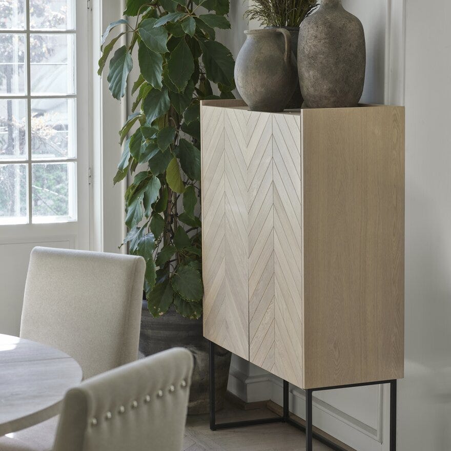 Signature Collection By Halvor Bakke SIGNATURE 3300 Skap B:100 cm i Beige/natur