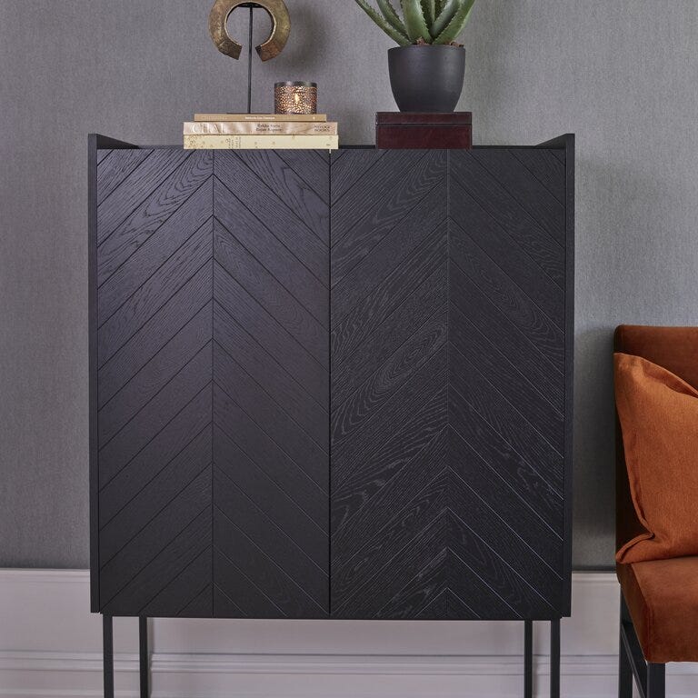 Signature Collection By Halvor Bakke SIGNATURE 3300 Skap B:100 cm i Svart