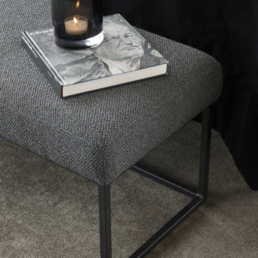 Signature Collection Sleeping BRAMSKJÆRA Sengebenk 147x48 cm i Grå designet av Halvor Bakke