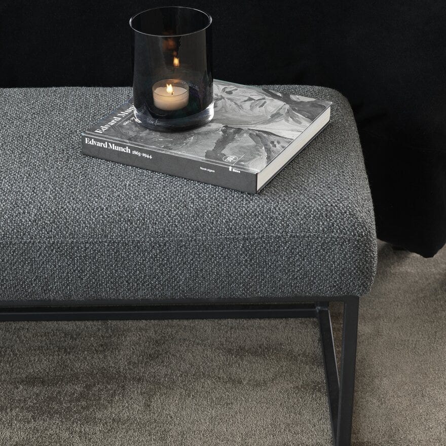 Signature Collection Sleeping BRAMSKJÆRA Sengebenk 147x48 cm i Grå designet av Halvor Bakke