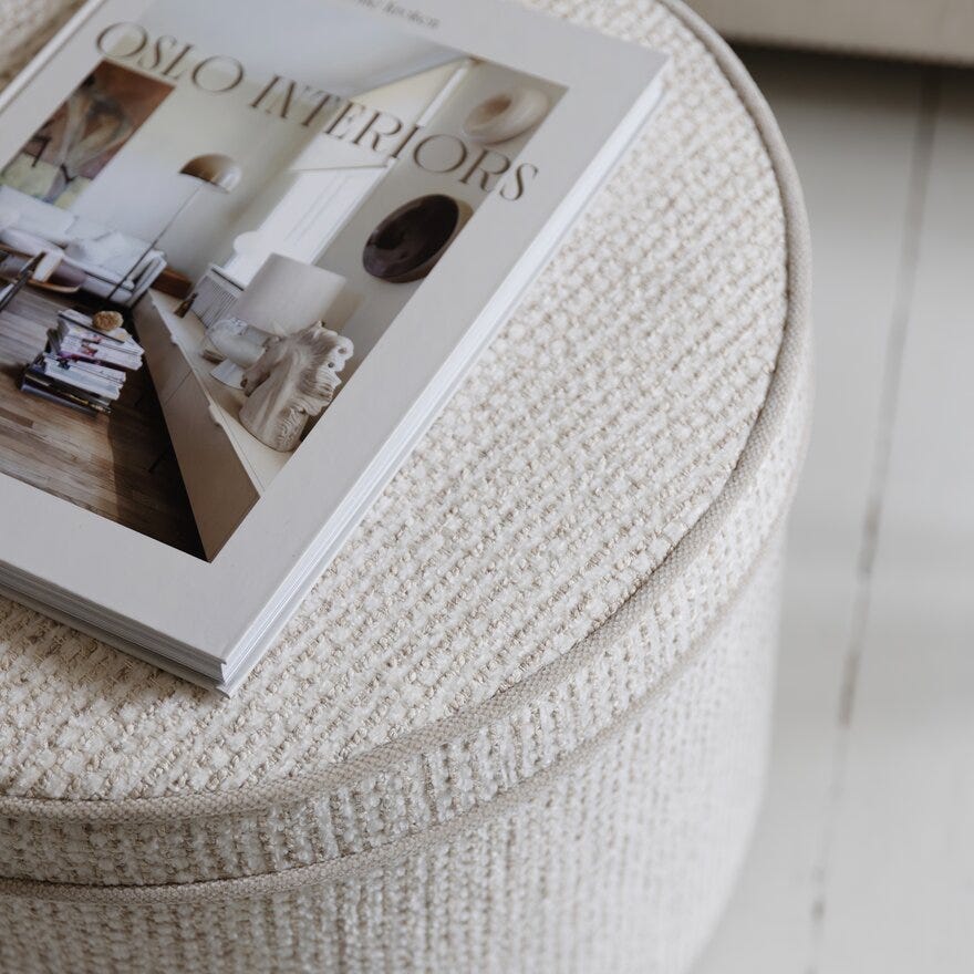 Bohus Exclusive by Tone Kroken CLUB SOFT Pall Ø50 cm i Beige/natur designet av Tone Kroken