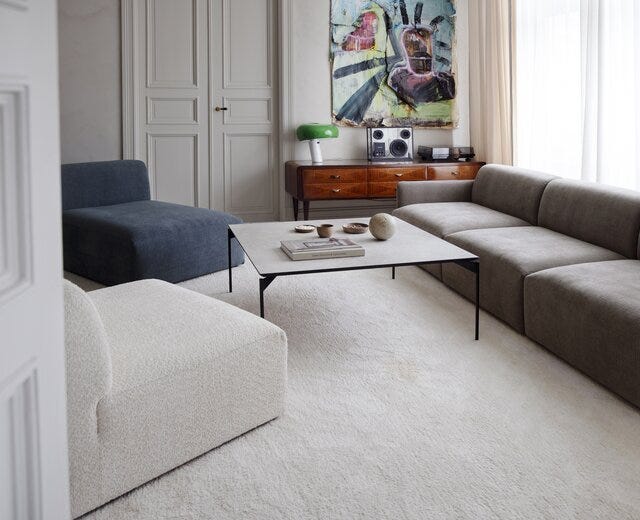 Bohus Exclusive by Tone Kroken CLUB 3 seter XL i Brun designet av Tone Kroken