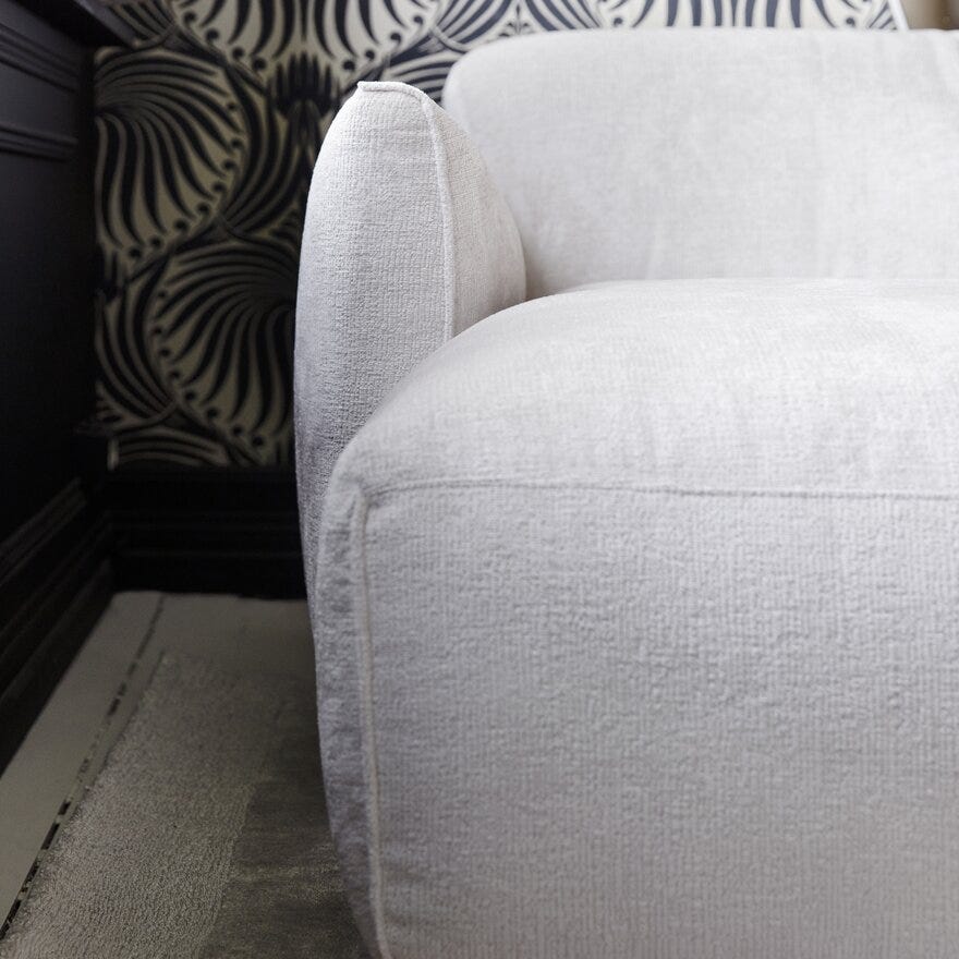 Bohus Exclusive by Tone Kroken CLUB SOFT 3 seter med sjeselong med sjeselong og endeavslutning i Beige/natur designet av Tone Kroken