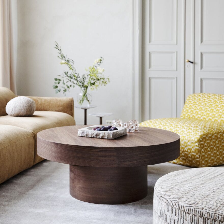 Bohus Exclusive by Tone Kroken MAGIC Rundt sofabord Ø98 cm i Brun designet av Tone Kroken