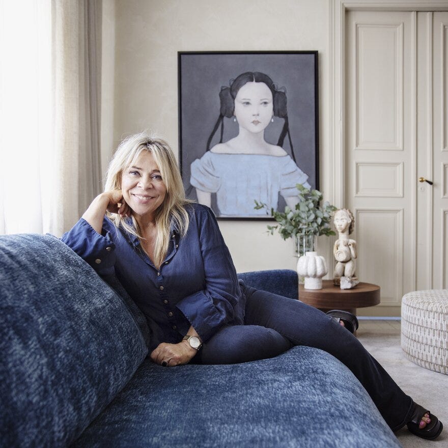Tone Kroken COZY 3 seter i Blå