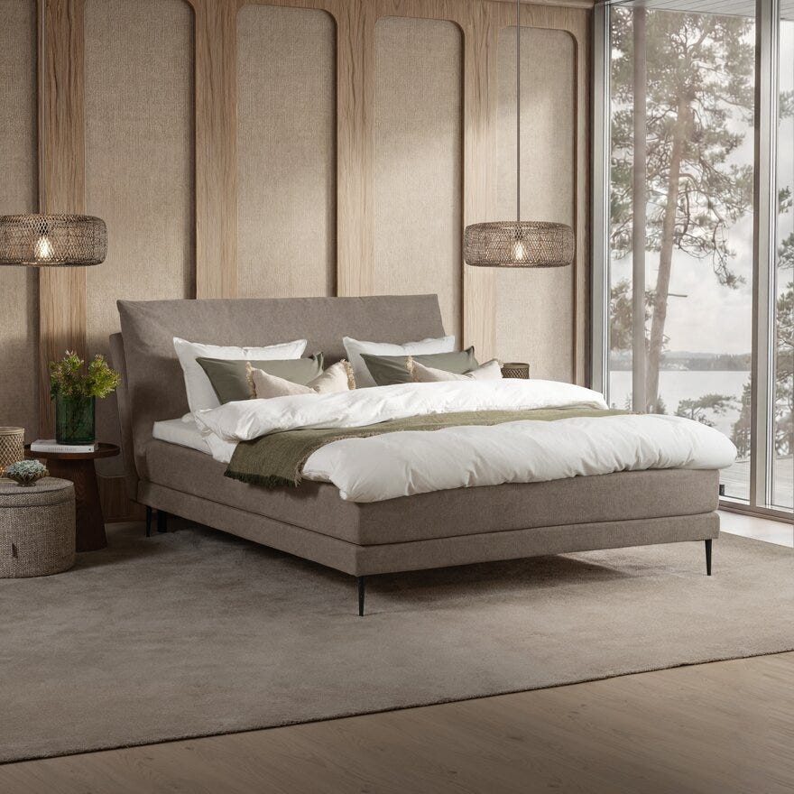 Signature Collection Sleeping FRØYA Seng med gavl 140x200 cm i Brun