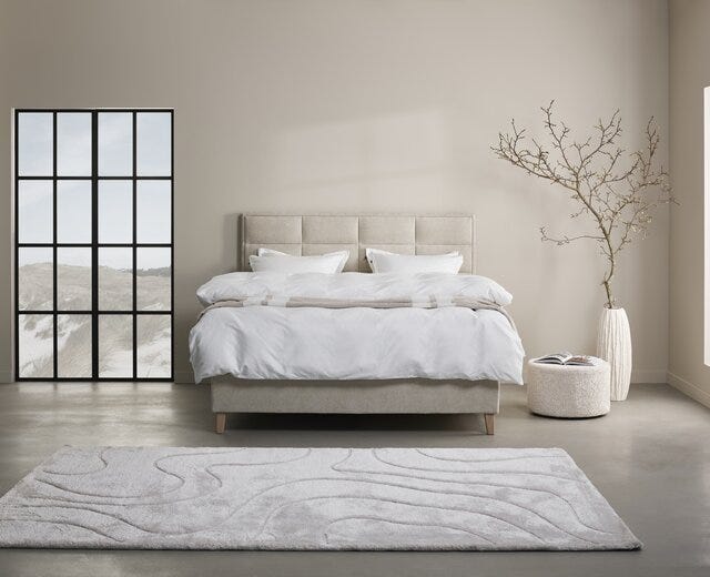 Signature Collection Sleeping HERØY Kontinentalseng 150x200 cm i Beige/natur