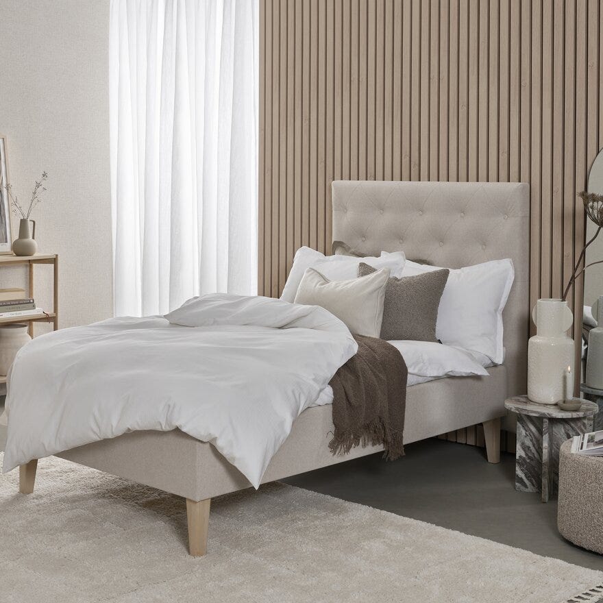 Signature Collection Sleeping HITRA Rammemadrass 120x200 cm i Beige/natur