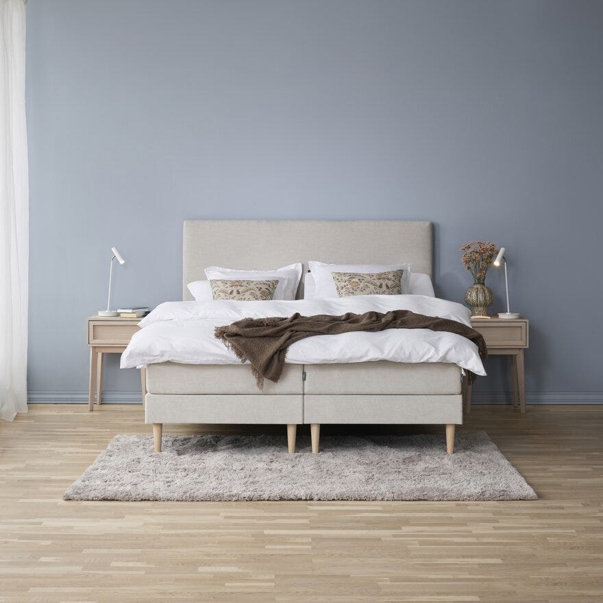 Signature Collection Sleeping HITRA Regulerbar seng 180x200 cm i Beige/natur