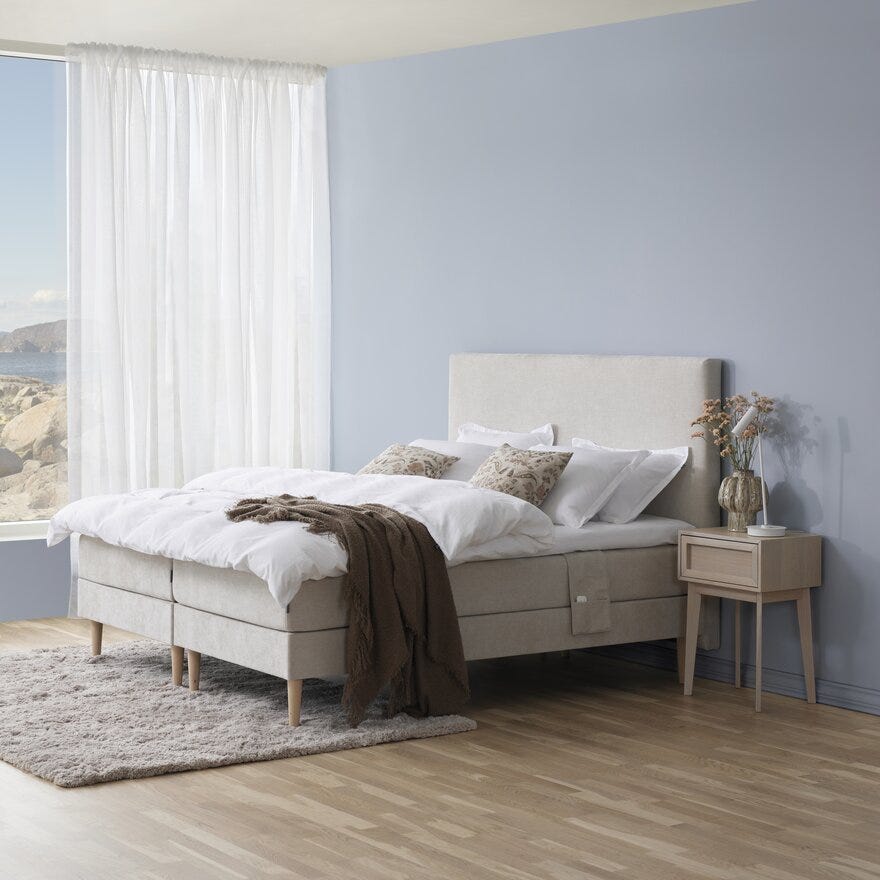 Signature Collection Sleeping HITRA Regulerbar seng 180x200 cm i Beige/natur