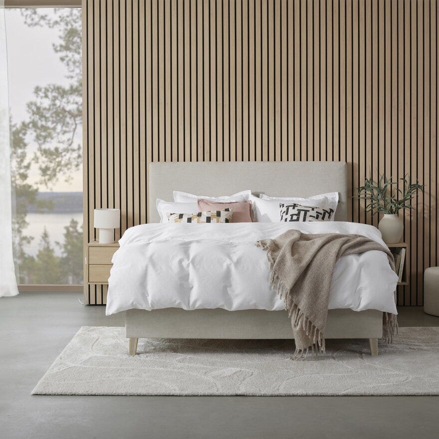 Signature Collection Sleeping HITRA Kontinentalseng 150x200 cm i Beige/natur