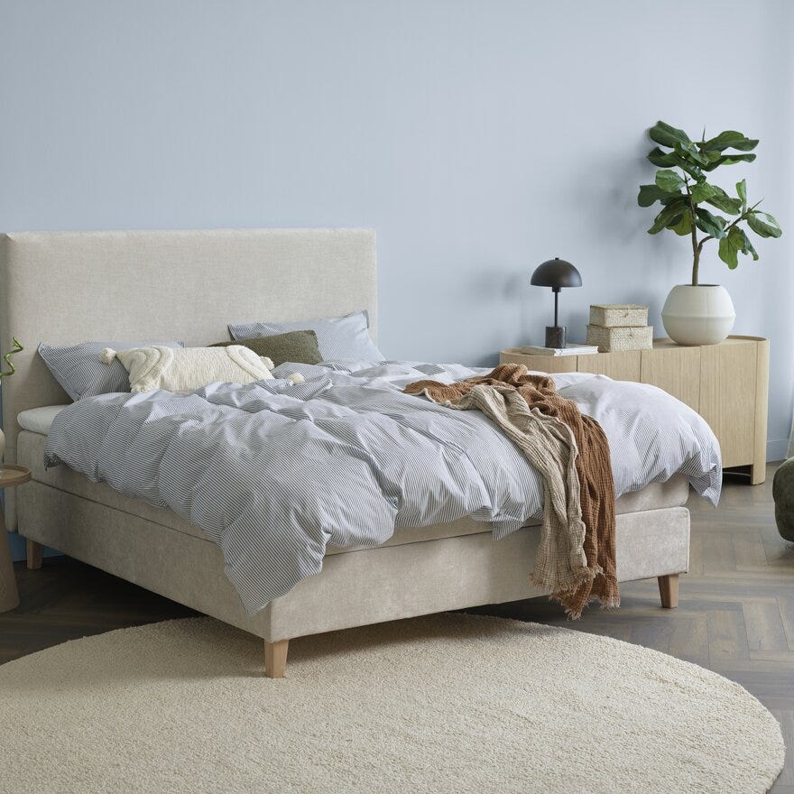Signature Collection Sleeping HITRA Kontinentalseng 150x200 cm i Beige/natur