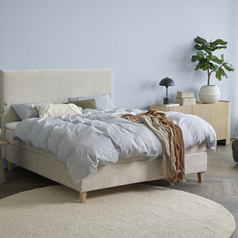 Signature Collection Sleeping HITRA Kontinentalseng 150x200 cm i Beige/natur