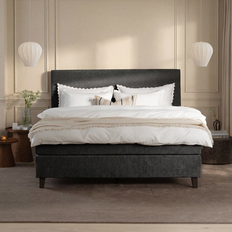 Signature Collection Sleeping HITRA Kontinentalseng 140x200 cm i Svart